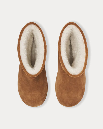 Balenciaga Alaska Soft Bootie Suede Brown Boots - 2
