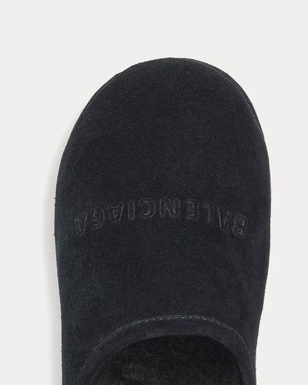 Balenciaga Alaska Soft Platform Black Mules - 5