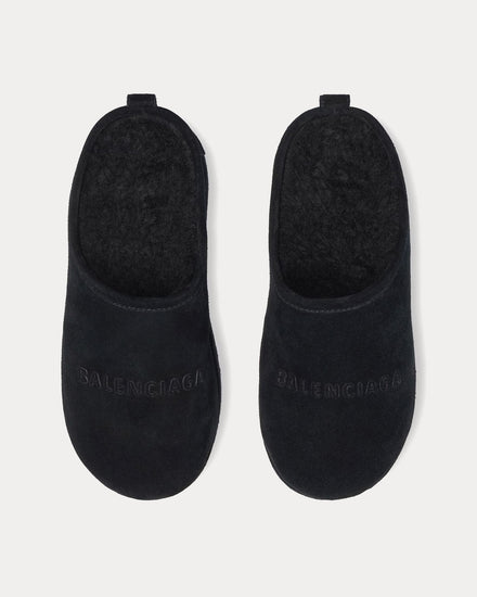 Balenciaga Alaska Soft Platform Black Mules - 2