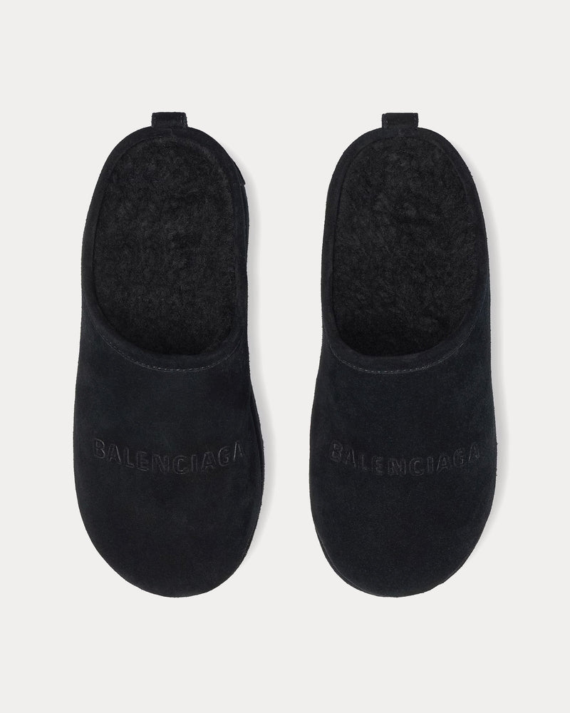 Balenciaga Alaska Soft Platform Black Mules - 2