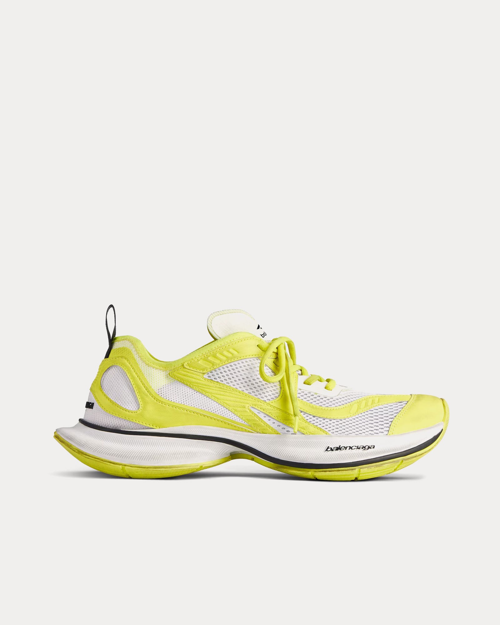Balenciaga Men's Circuit Neon Yellow White Black Low Top