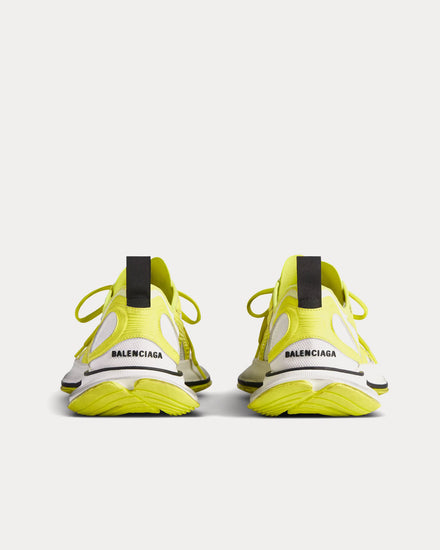 Balenciaga Circuit Neon Yellow / White / Black Low Top Sneakers - 4