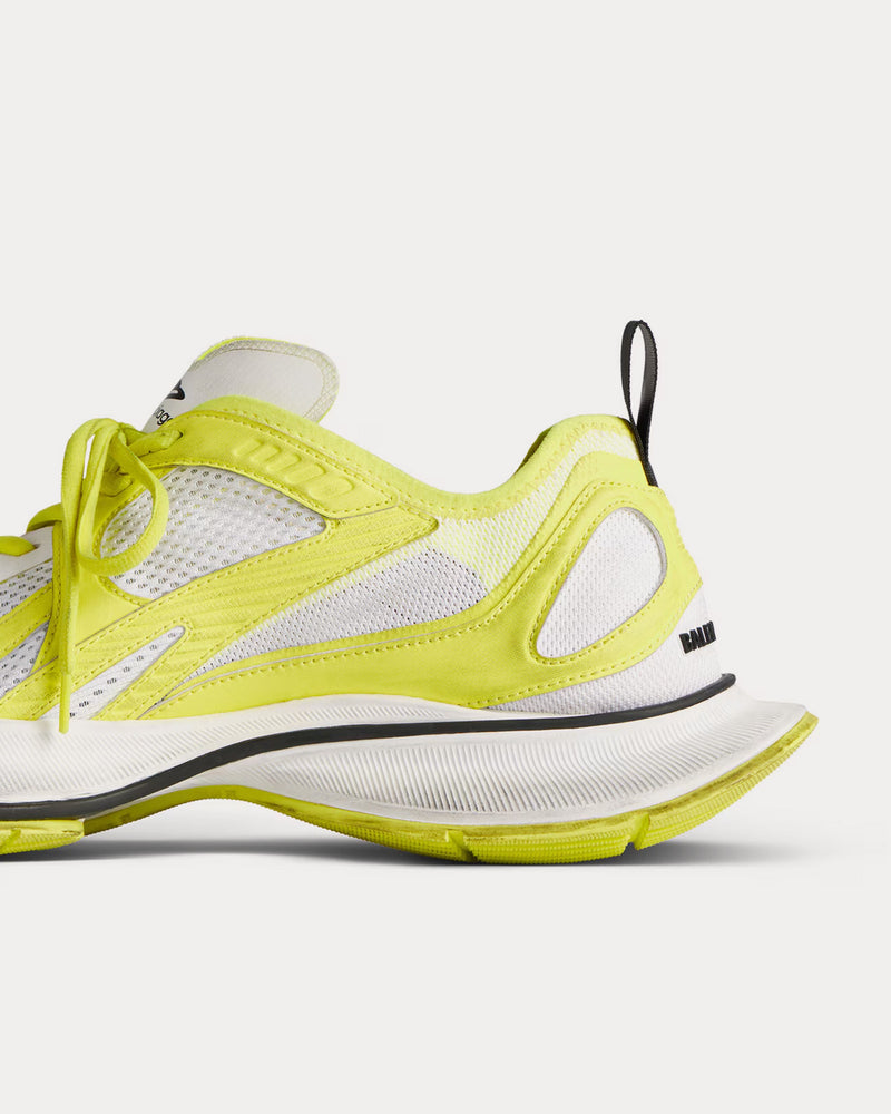 Balenciaga Men's Circuit Neon Yellow / White / Black Low Top