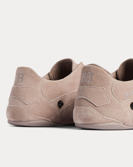 Balenciaga City Sneaker Suede Sesame Low Top Sneakers - 4