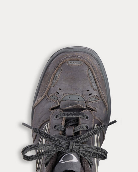 Balenciaga Hamptons Worn-Out Grey Low Top Sneakers - 5