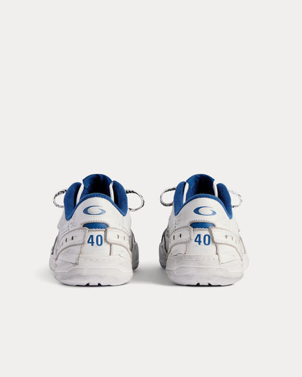 Balenciaga Hamptons Worn-Out White / Dark Blue / Grey Low Top Sneakers - 4