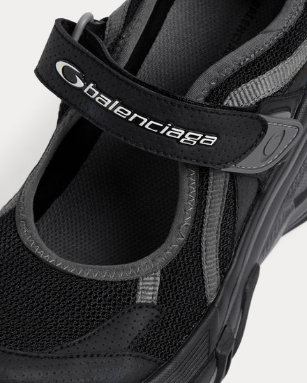 Balenciaga Hydra Mary Jane Black Slip On Sneakers - 5