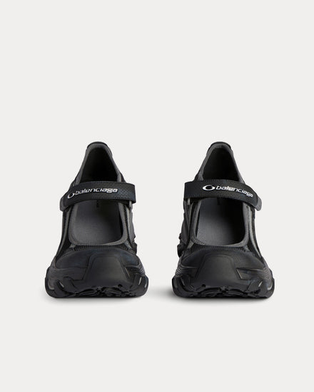 Balenciaga Hydra Mary Jane Black Slip On Sneakers - 2