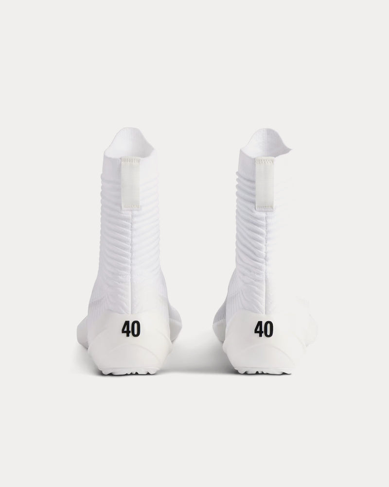 Balenciaga x Under Armour Hyper White / Black High Top Sneakers - 4