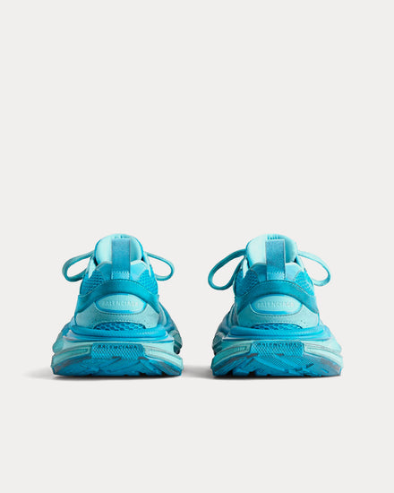 Balenciaga 3XL Mesh & Suede-Like Blue Low Top Sneakers - 4