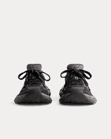 Balenciaga 3XL Mesh & Suede-Like Dark Grey Low Top Sneakers - 4