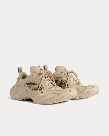 Balenciaga Monday Shoe Beige Low Top Sneakers - 3