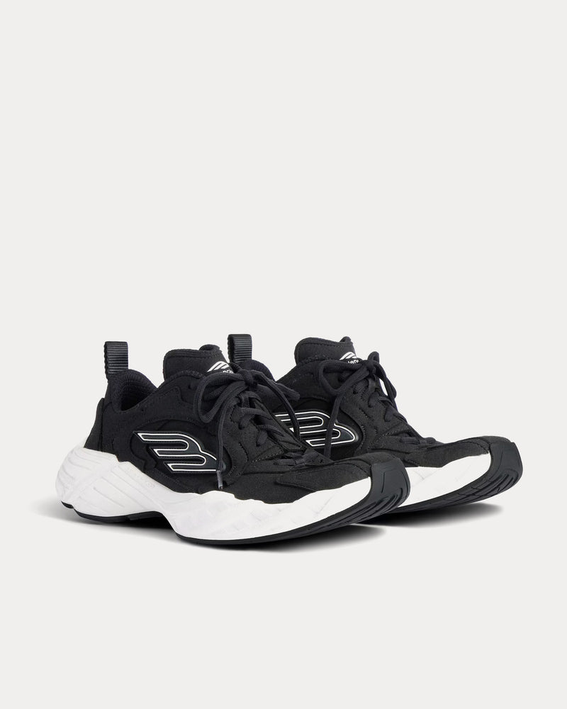 Balenciaga Monday Shoe Black / White Low Top Sneakers - 3