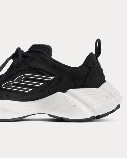 Balenciaga Monday Shoe Black / White Low Top Sneakers - 4