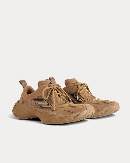 Balenciaga Monday Shoe Brown Low Top Sneakers - 3
