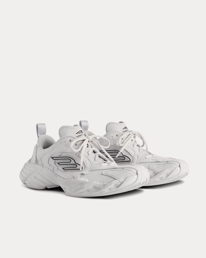 Balenciaga Monday Shoe Light Grey Low Top Sneakers - 3
