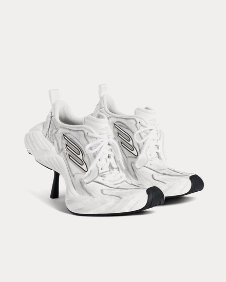 Balenciaga Monday Heel White / Black / Grey Shoes - 3