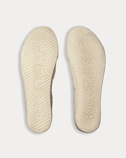 Balenciaga Men's Paris Ultra Flat Recycled Canvas White High Top