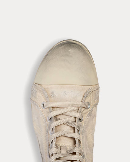 Balenciaga Men's Paris Ultra Flat Recycled Canvas White High Top
