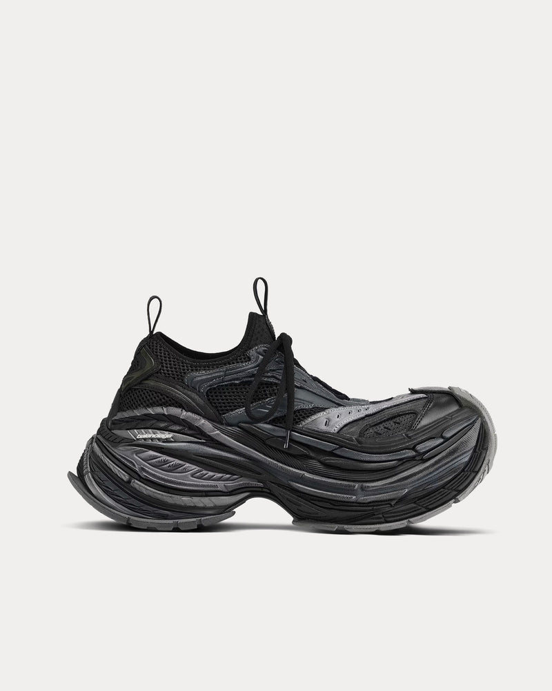 Balenciaga Platform Reduced Dark Grey Low Top Sneakers - 1
