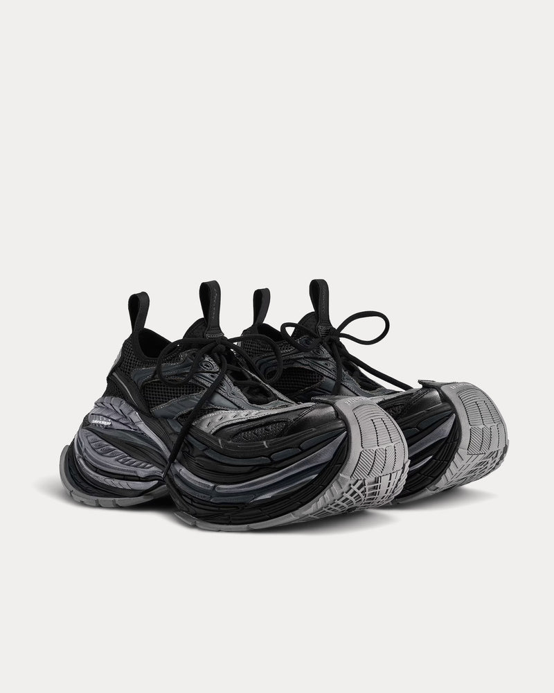 Balenciaga Platform Reduced Dark Grey Low Top Sneakers - 3