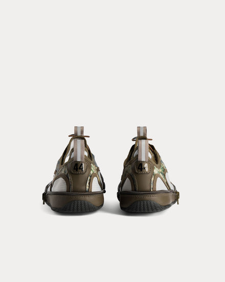 Balenciaga Pocket Real Tree Green Slip On Sneakers - 3