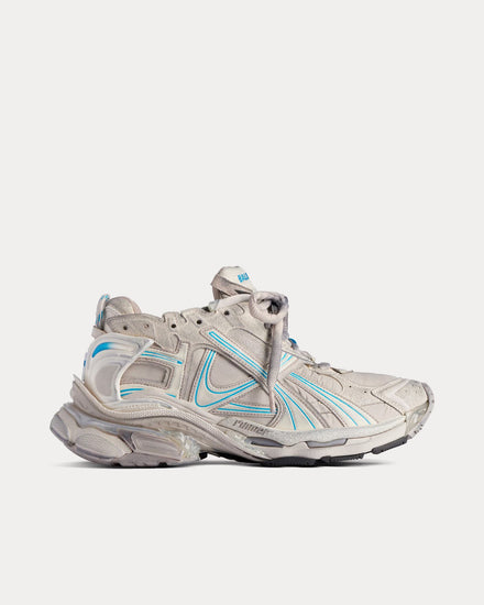 関税込【BALENCIAGA】RUNNER スニーカー Beige/Blue Balenciaga Women's Runner Polyurethane & Polyester Taupe