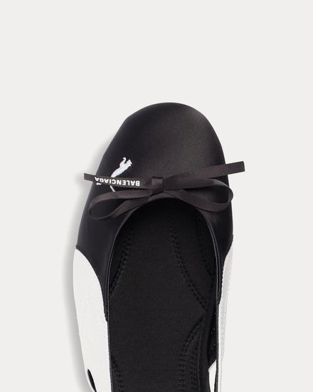 Balenciaga x Puma Speedcat Ballet Satin Black / White Slip On Sneakers - 5