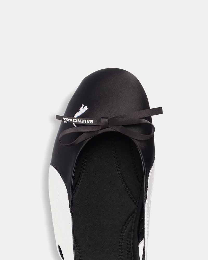 Balenciaga x Puma Speedcat Ballet Satin Black / White Slip On Sneakers - 5