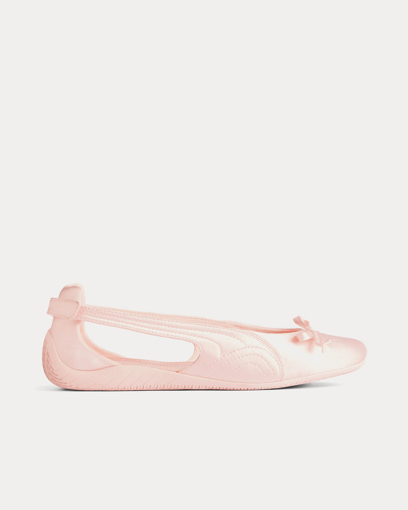 Balenciaga x Puma Speedcat Ballet Satin Light Pink Slip On Sneakers - 1