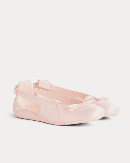 Balenciaga x Puma Speedcat Ballet Satin Light Pink Slip On Sneakers - 3