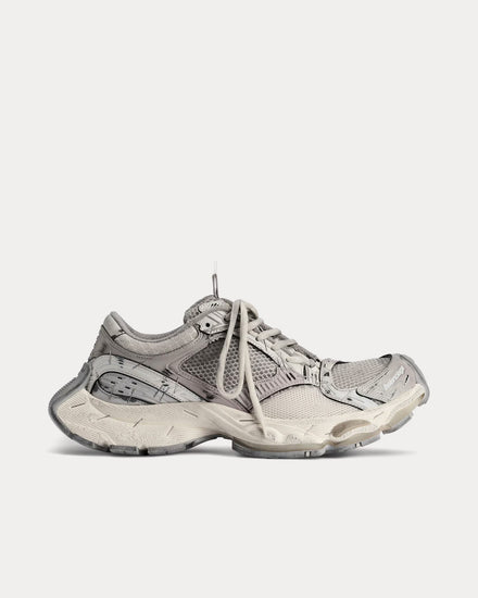 Balenciaga Stapler Beige / Grey Low Top Sneakers - 1