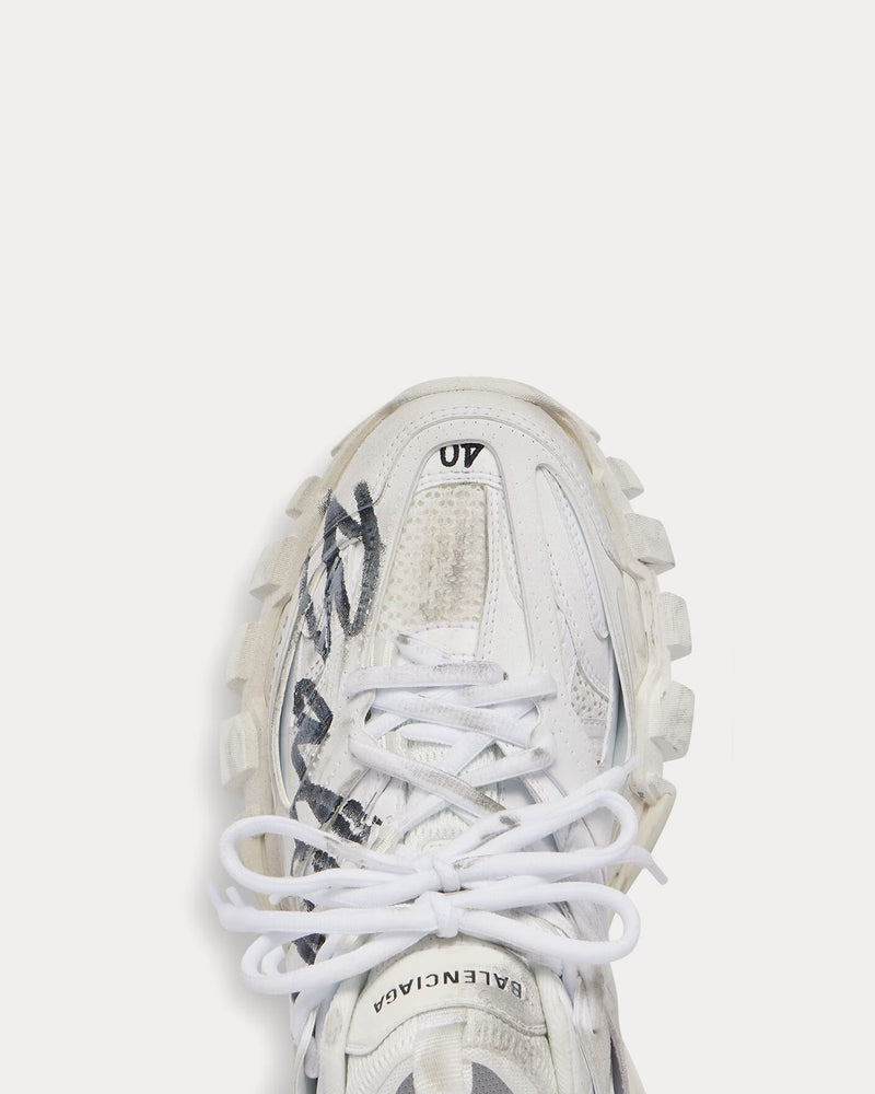 Balenciaga white trainers discount