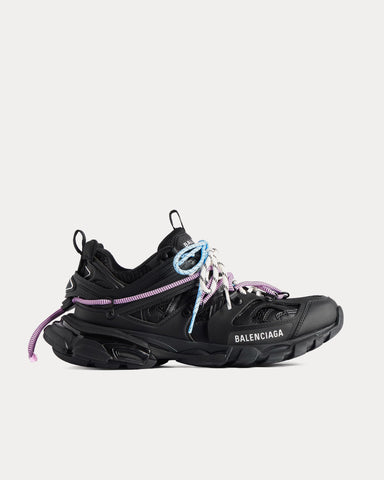 Balenciaga Track Trail Laces Black / Pink / Blue / Beige Low Top Sneakers
