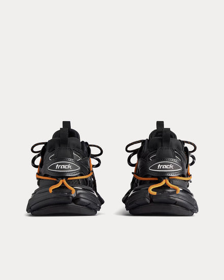 Balenciaga Track Trail Laces Black / Orange Low Top Sneakers - 4