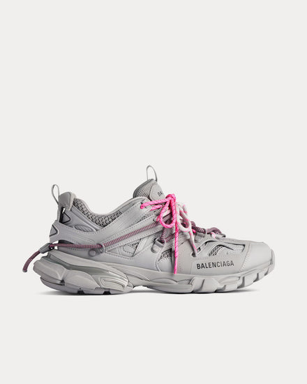 Balenciaga Track Trail Laces Grey / Pink Low Top Sneakers - 1