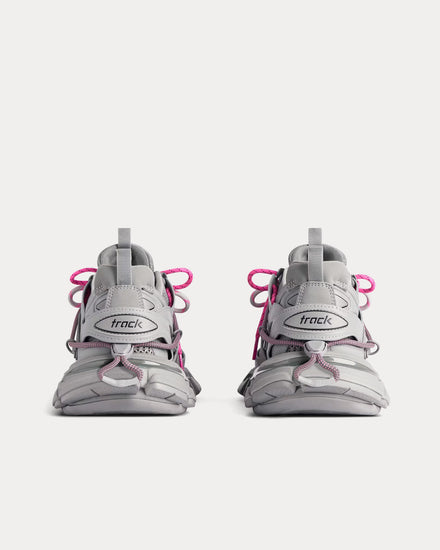 Balenciaga Track Trail Laces Grey / Pink Low Top Sneakers - 4