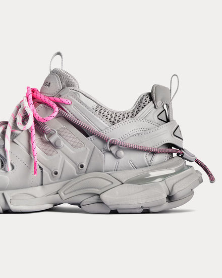 Balenciaga Track Trail Laces Grey / Pink Low Top Sneakers - 5