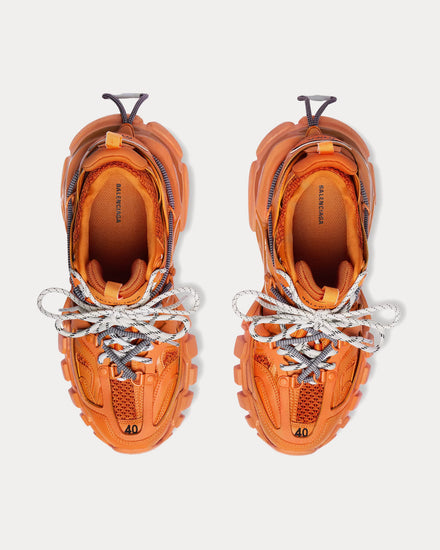 Balenciaga Track Trail Laces Orange / Grey Low Top Sneakers - 2