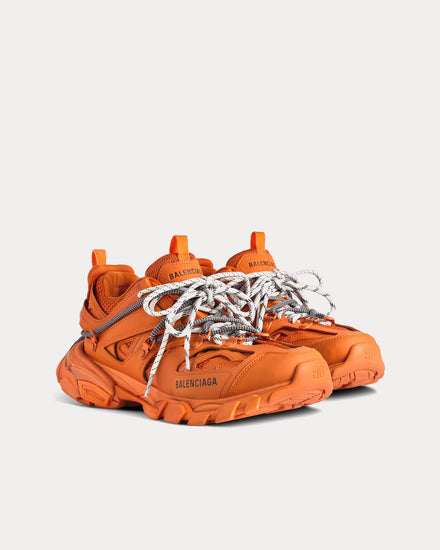Balenciaga Track Trail Laces Orange / Grey Low Top Sneakers - 3