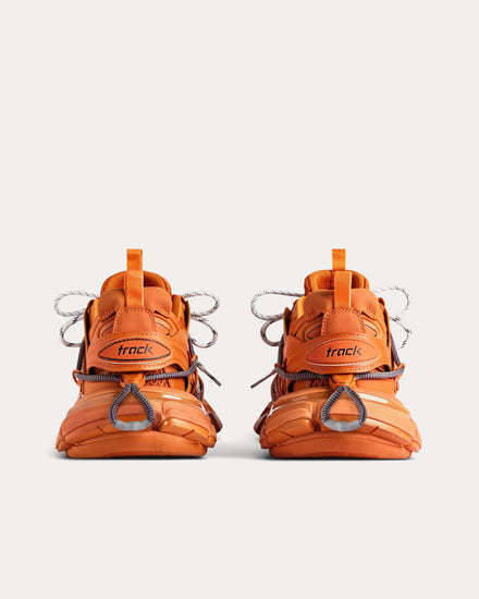 Balenciaga Track Trail Laces Orange / Grey Low Top Sneakers - 4