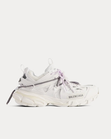 Balenciaga Track Trail Laces White / Lilac Low Top Sneakers