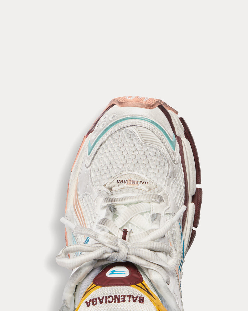 Balenciaga Women's Runner Mesh & Nylon White / Yellow / Pink