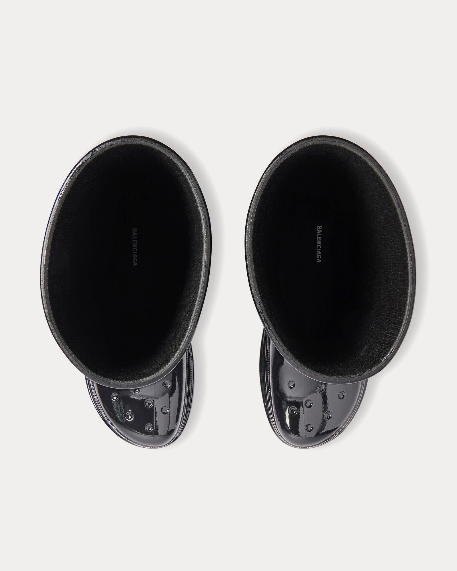 Balenciaga x Crocs - Patent Rubber Black Boots