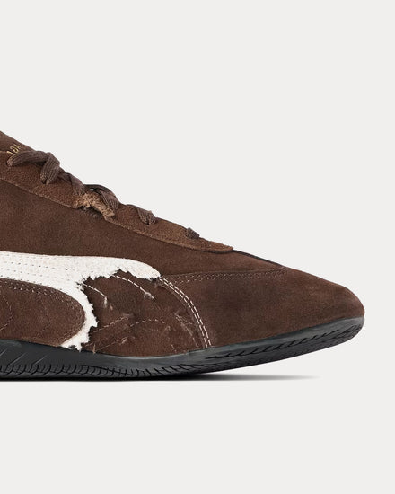 Balenciaga x Puma Speedcat Suede Brown / White / Black Low Top Sneakers - 5