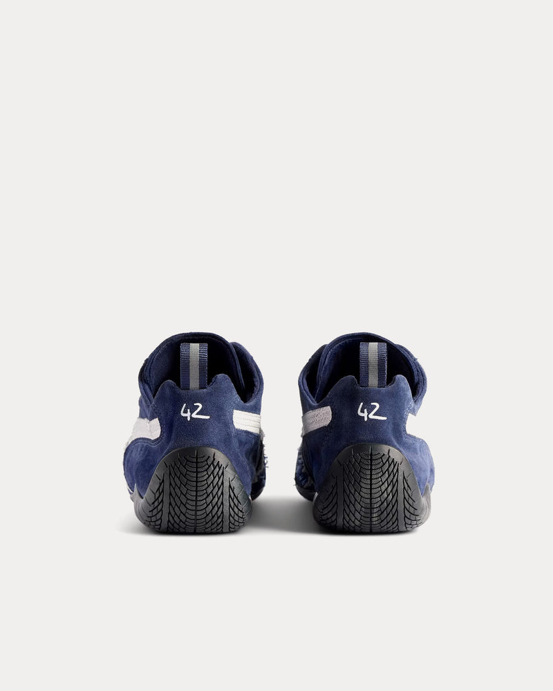 Balenciaga x Puma Speedcat Suede Navy / White / Black Low Top Sneakers - 4