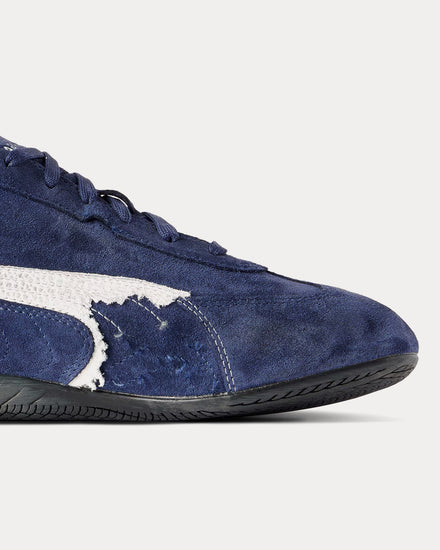 Balenciaga x Puma Speedcat Suede Navy / White / Black Low Top Sneakers - 5
