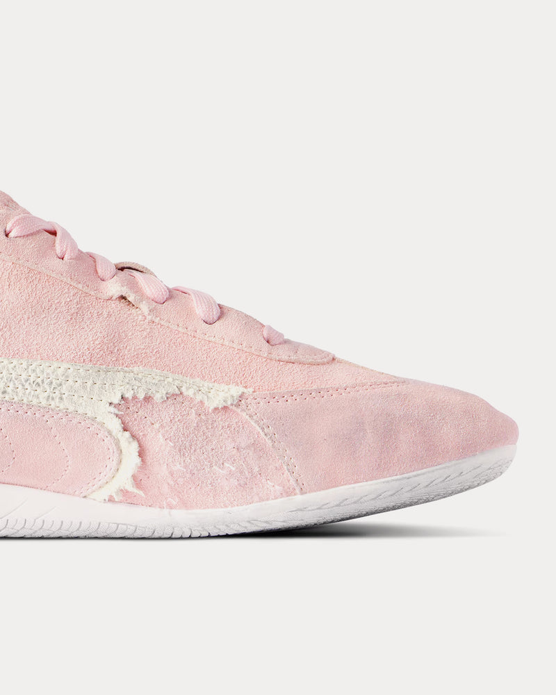 Balenciaga x Puma Speedcat Suede Pink / White Low Top Sneakers - 5