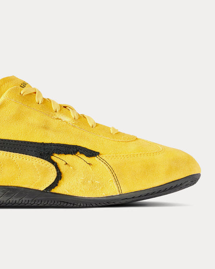 Balenciaga x Puma Speedcat Suede Yellow / Black Low Top Sneakers - 5