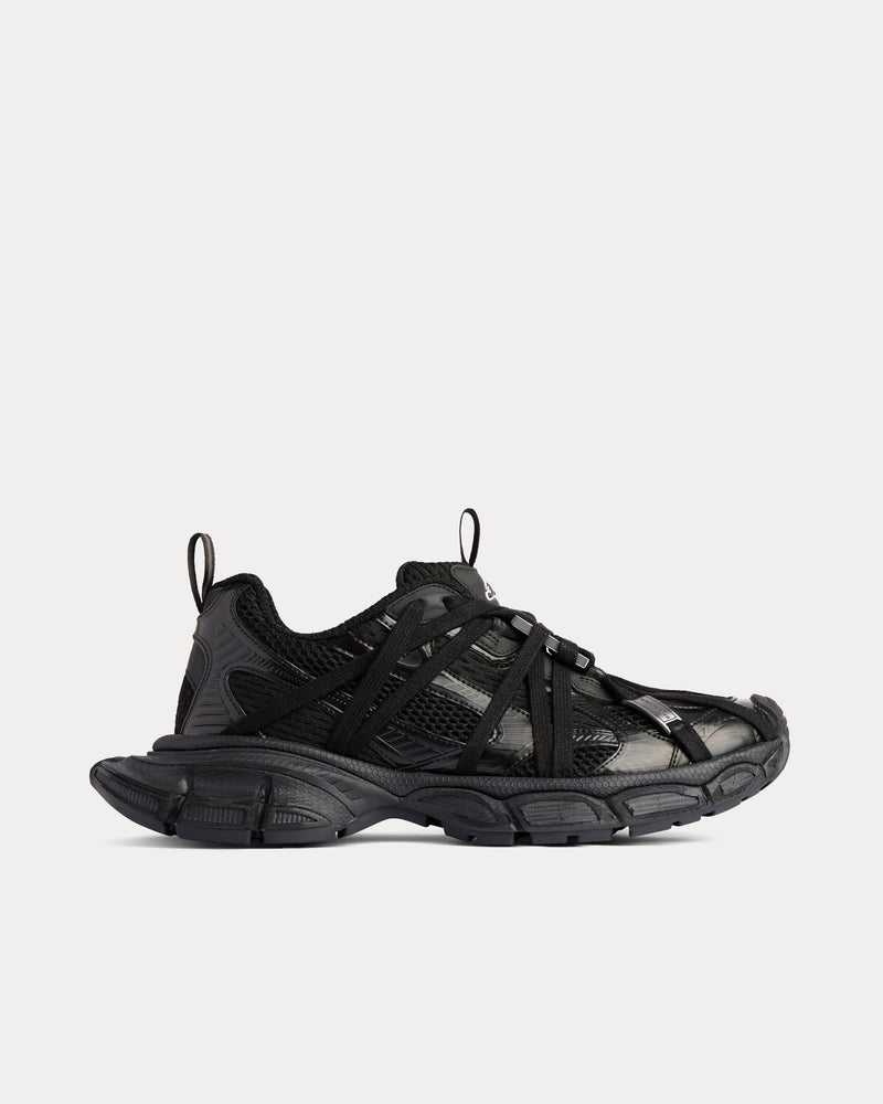 Balenciaga 3XL Extreme Laces B Black Low Top Sneakers - 1